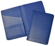 Blue Refillable Leather Writing Notebooks